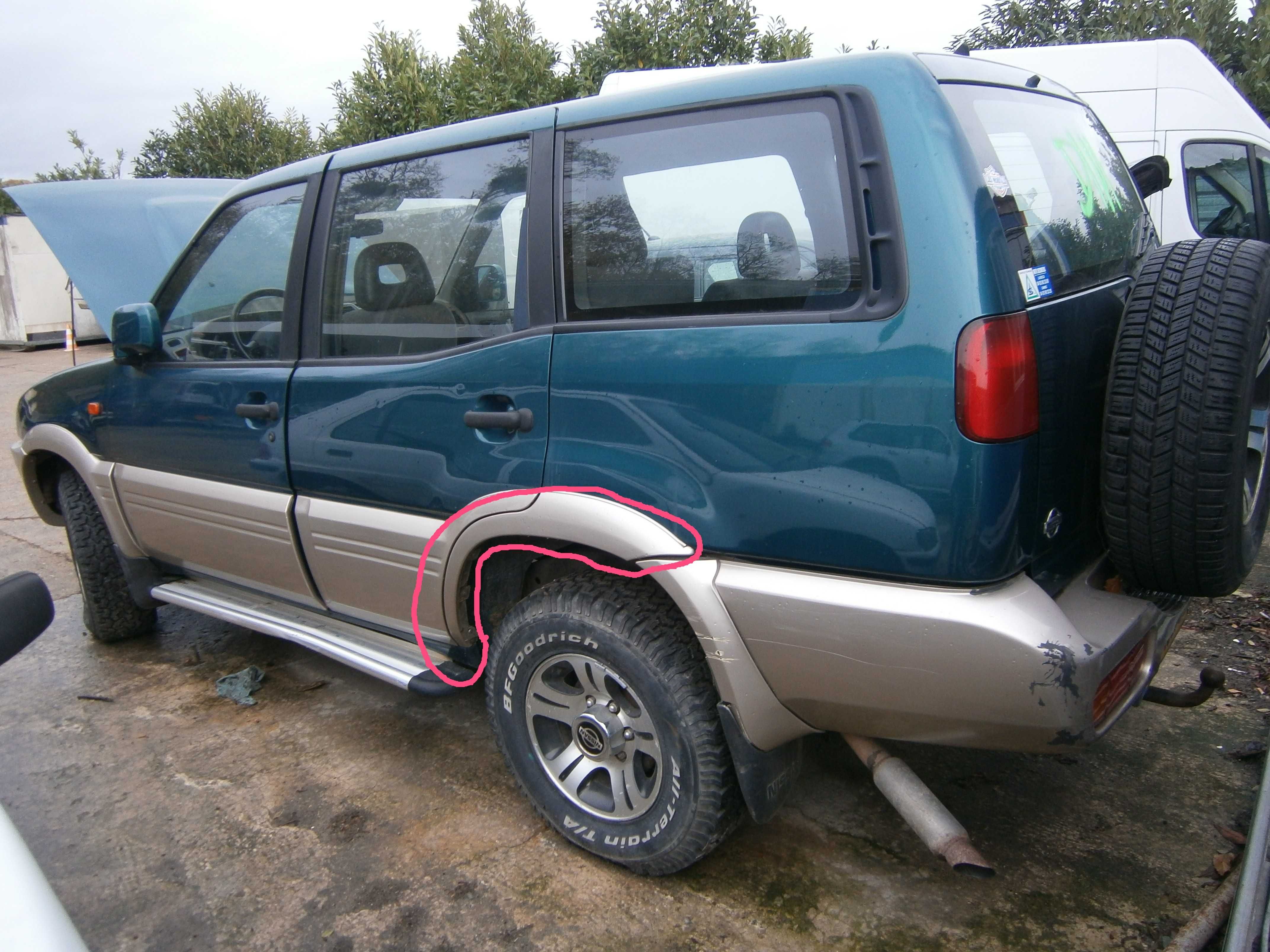 Abas traseiras Nissan Terrano 2 Longa 5P. de 1995