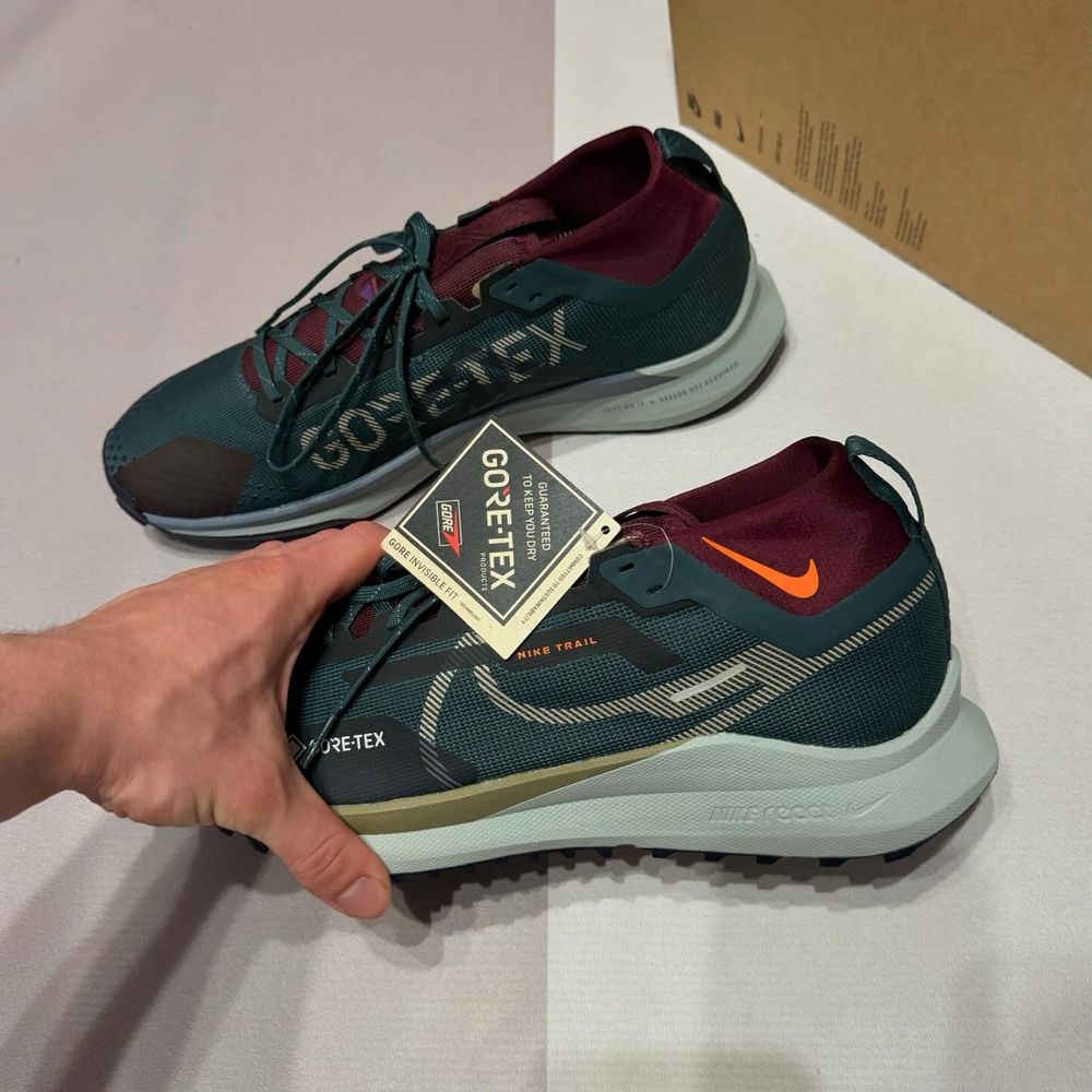 Нові кросівки Nike Air Zoom Pegasus Trail 4 Gore Tex зелені 47 розмір