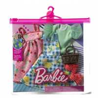 Mattel Barbie Fashions 2-pak ubrań - piknikowa 2 sukienka i akcesoria