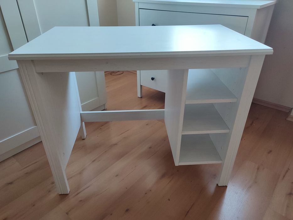 Biurko Ikea BRUSALI , kolor biały, 90x52 cm