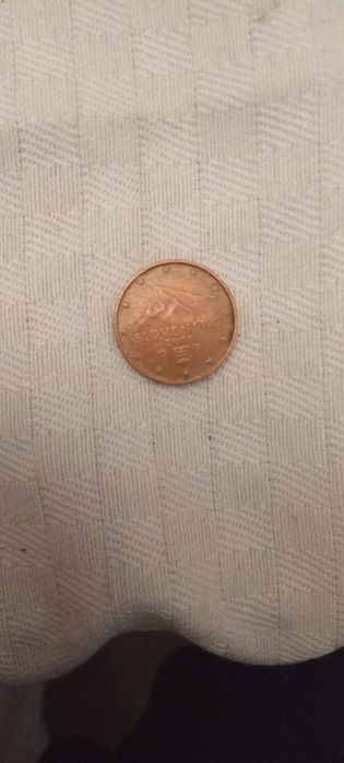 Moeda de colecionador de slovênsko de 2009