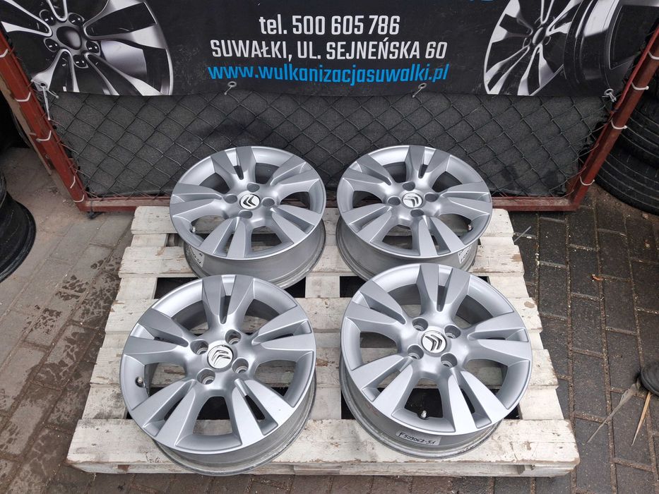 4x felgi alu R16 4x108 Citroen C4 Berlingo Ds3 Ds4 Peugeot 208. 207/