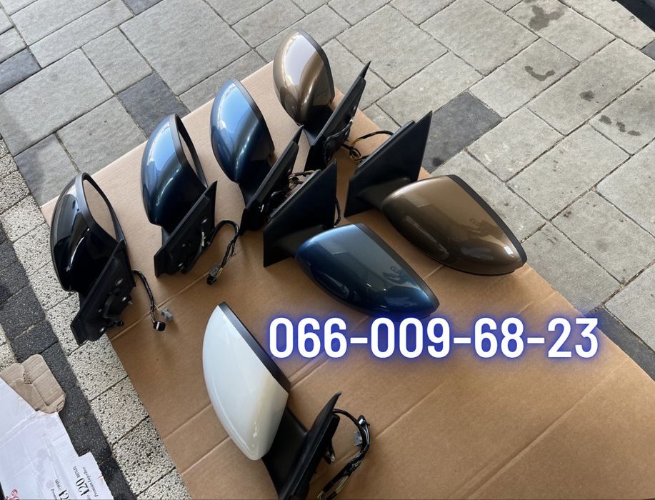 Дзеркало зовнішнє праве та ліве рено меган 4 автоскладне механічне