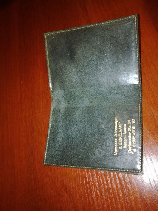 Обложка кожаная для документов Mercedes