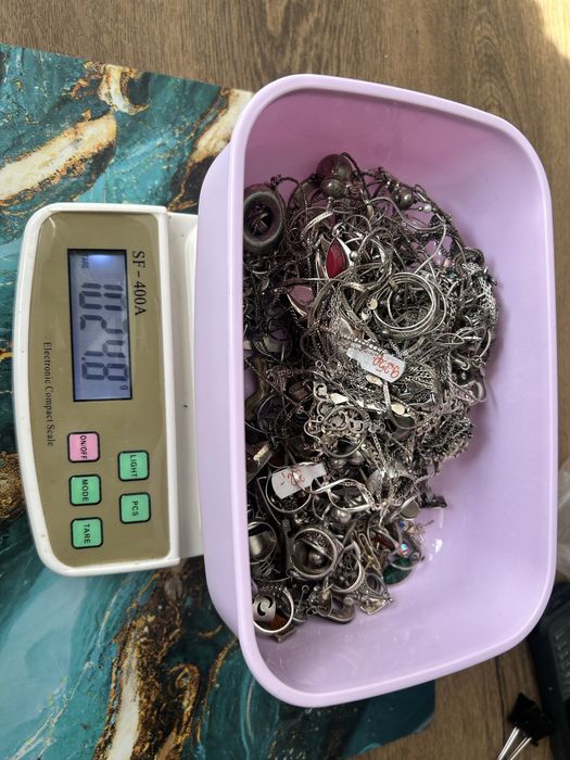 Złom Srebra 1025g Próba 925/Wyroby/Złom/Inwestuj/5.95zl/g!