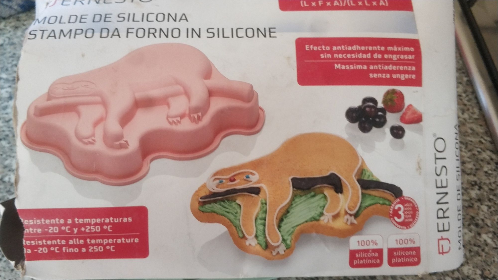 Formas silicone bolos