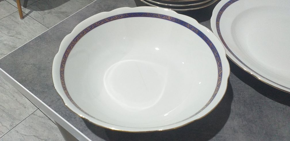 Porcelana Ćmielów kobalt różne elementy