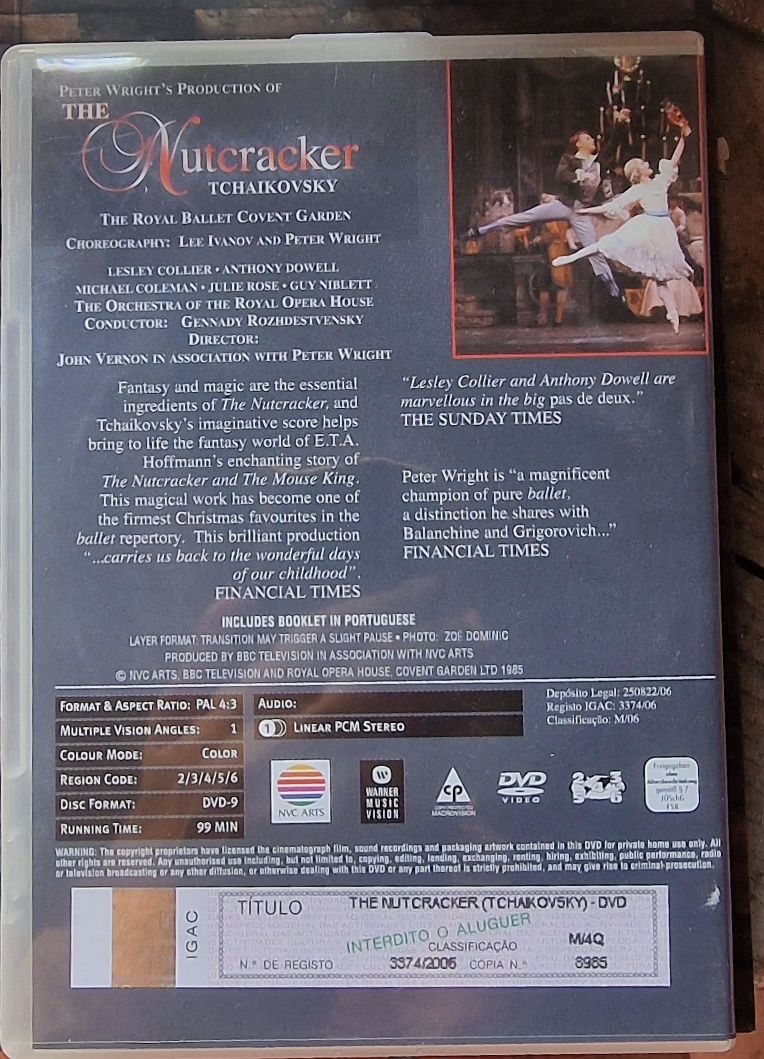 Tchaikovsky: The Nutcracker - DVD Filme Ballet  2006