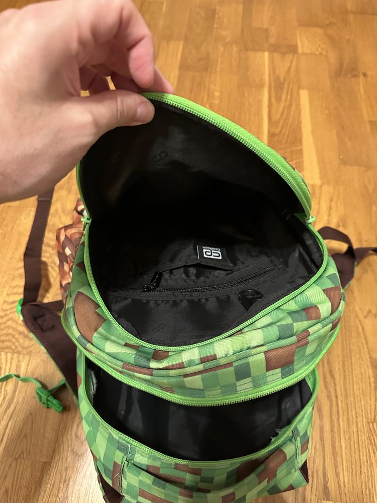 Plecak szkolny dla chłopca marki coolpack z motywem Minecraft