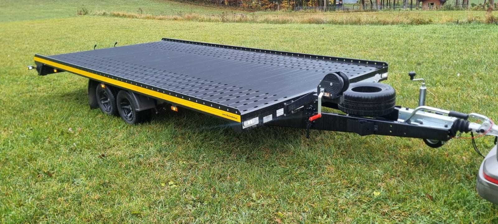 Wynajem Laweta Świdnica 3.5 t DMC na dwa auta 8.5 m LAWETY WIŚNIOWA