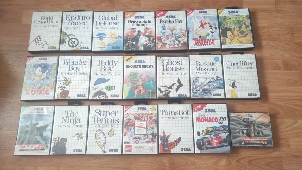 Jogos mega drive e master system