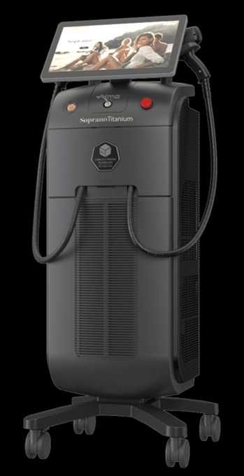 MÁQUINA DEPILAÇÃO LASER C/ 2 MANÍPULOS