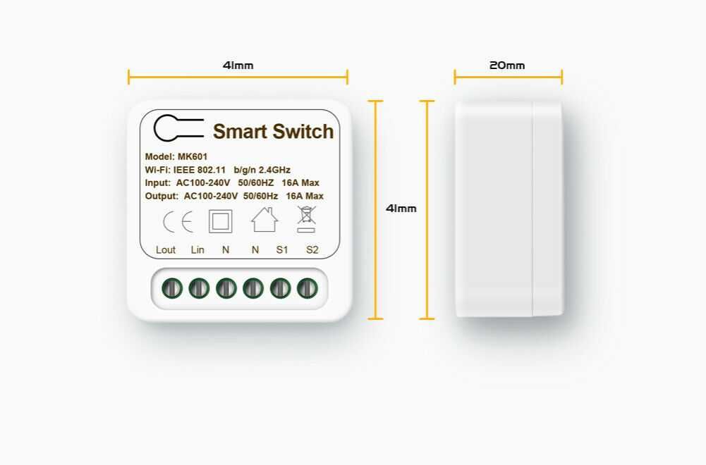 Interruptor Inteligente Dual Wi-Fi NOVO