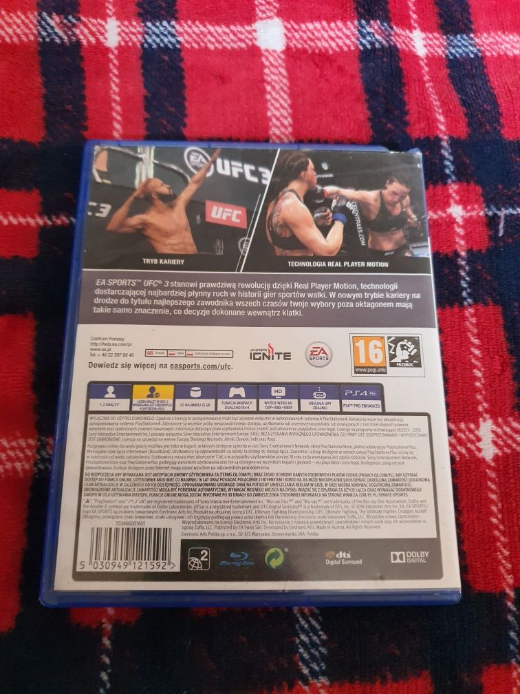 Gra na Playstation 4,5 Ufc 3