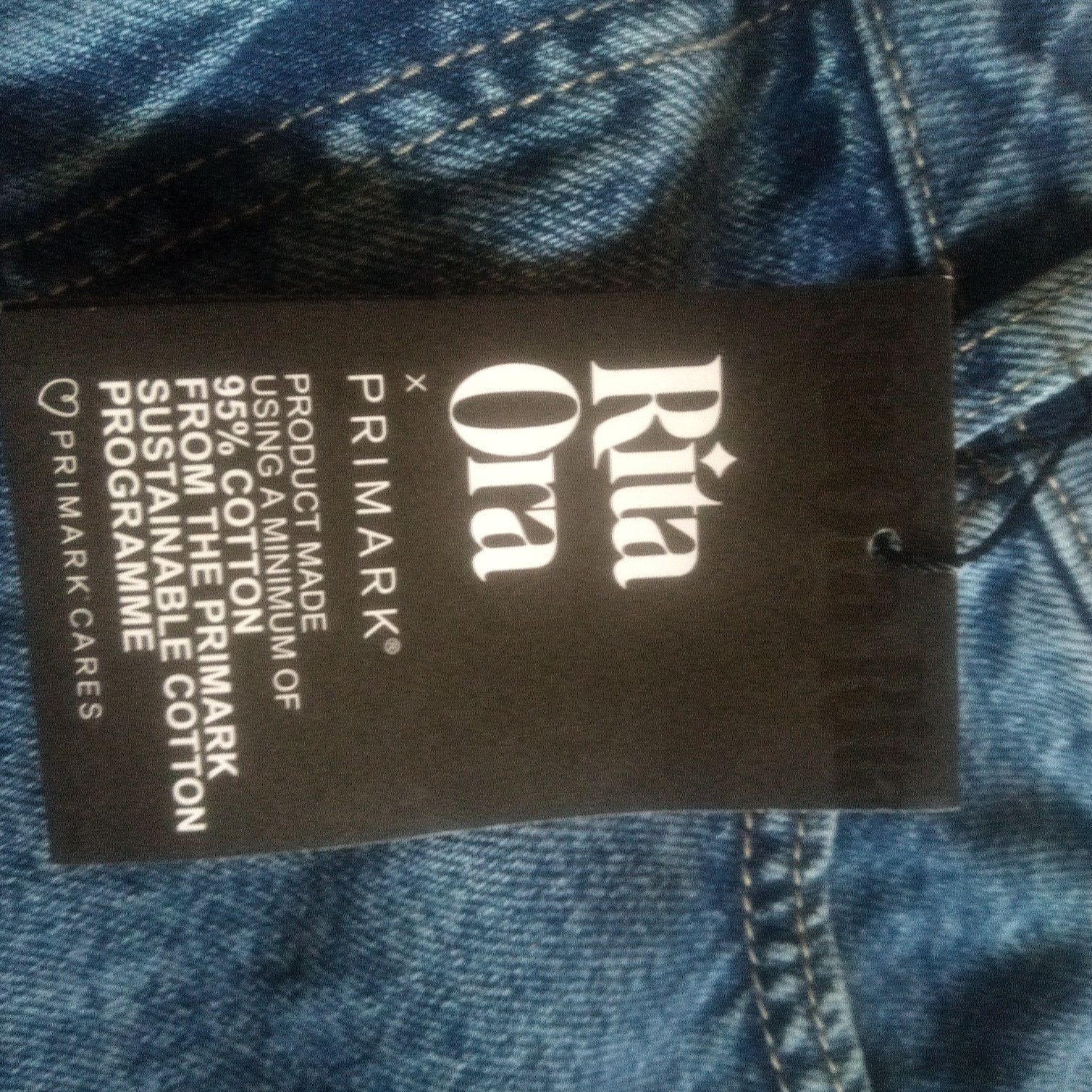 Spódnica maxi jeansowa XL Rita Ora