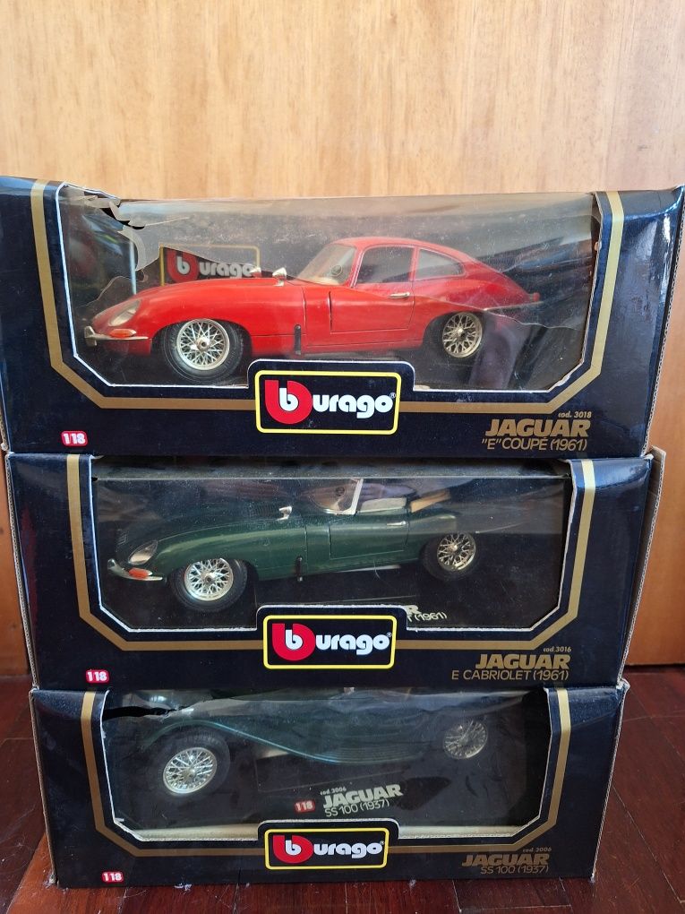 Jaguar burago 1/18 últimos para venda