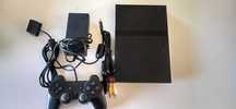 PlayStation 2 PS2 konsola retro nowy LASER komplet z nowym padem i av