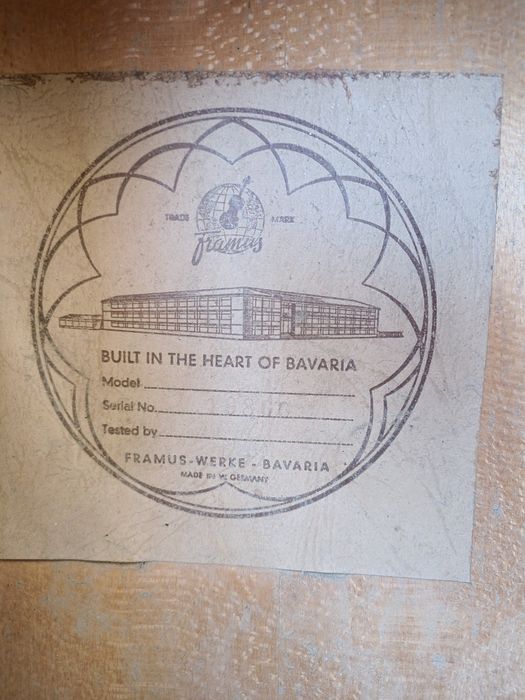 Guitarra Framus Texan 12 cordas (approx 1960-70)