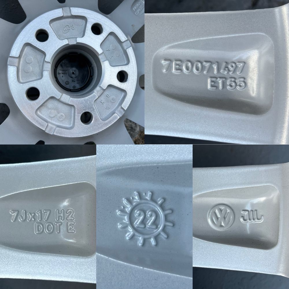 Два нових оригінальні диски Volkswagen r17 5*120 T6 T7