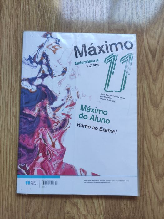 Matemática A 11°- Caderno de Atividades Máximo- Porto Editora