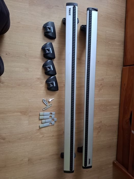 Bagażnik dachowy thule, kit3120, stopa 753, wingbar 120