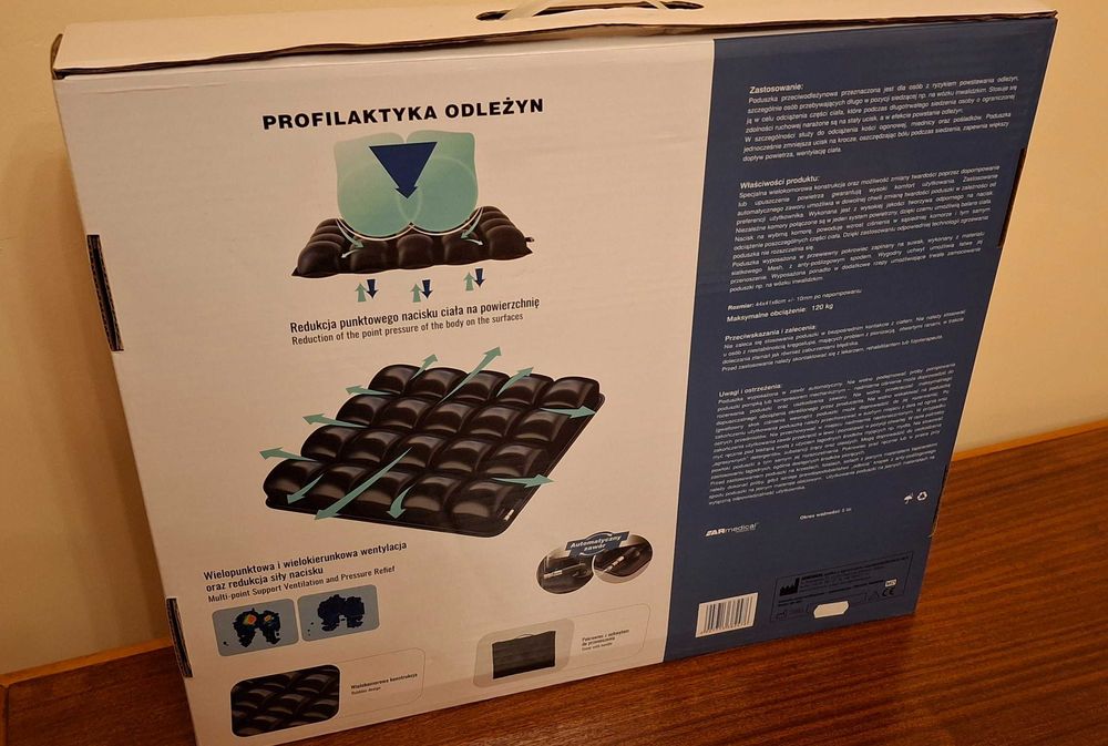 Poduszka przeciwodleżynowa – pneumatyczna PREVENT PREMIUM AR-095
