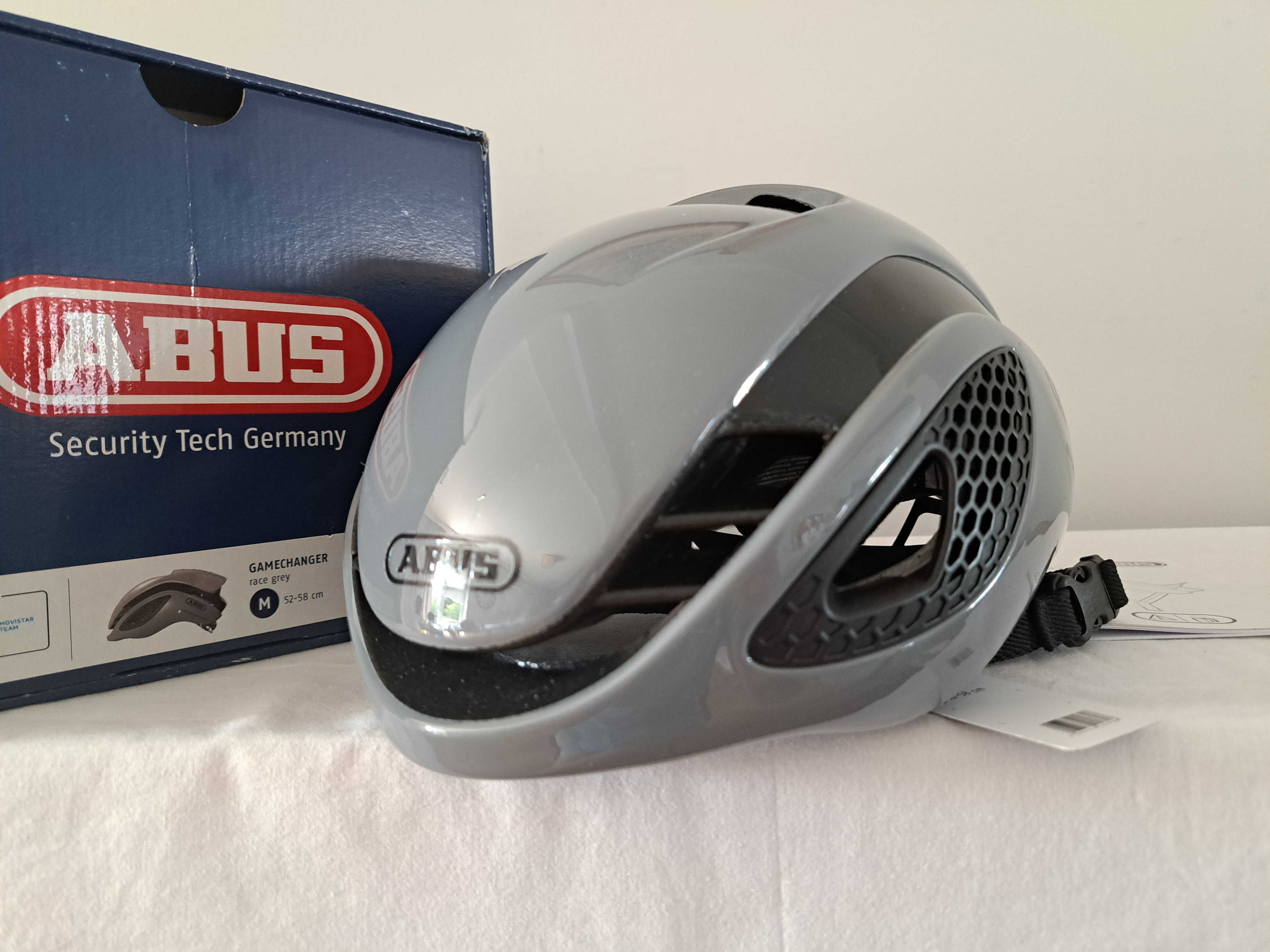 Kask rowerowy szosowy Abus GameChanger Race Grey M 52-58cm