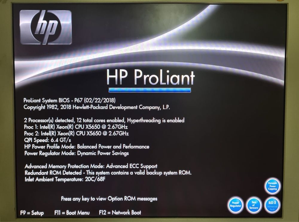 Servidor Proliant HP D380 G7