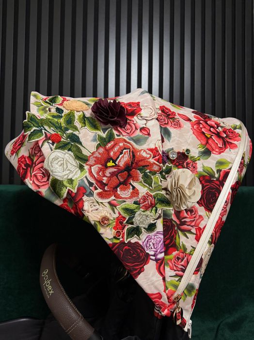 Tapicerka do Cybex Priam 4.0 spring blossom light