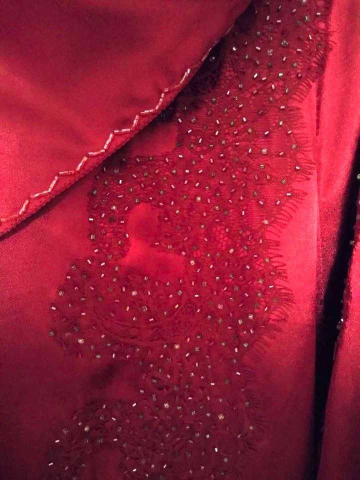 Vestido de festa vermelho