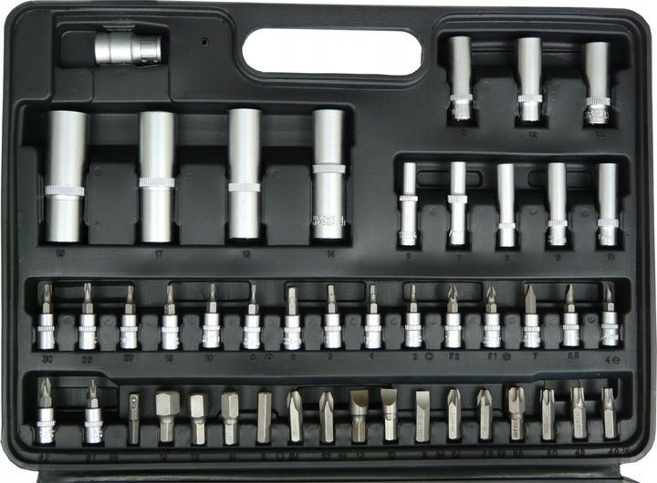 Zestaw Kluczy Nasadowych Klucze Nasadowe Torx 108 Sztuk Nasadki Walizk