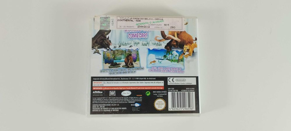 Idade do Gelo 4 Jogos Árticos Nintendo DS Ice Age