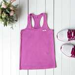 Sportowy śliwkowy tank top damski Ellesse bokserka