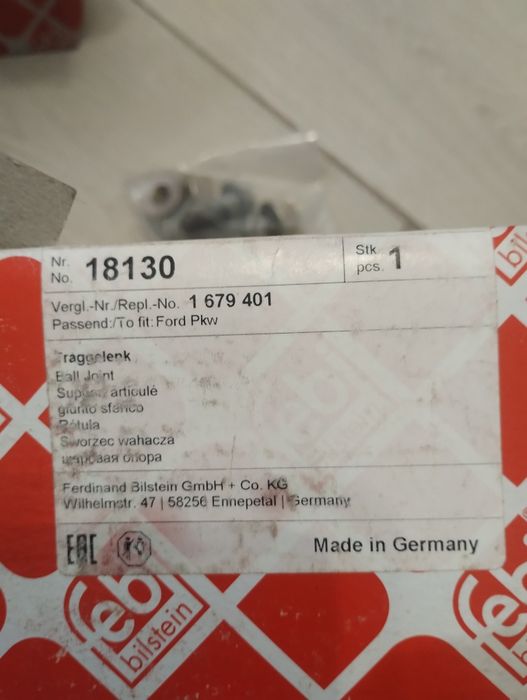 Шарові кулькові опори Ford Focus MK1