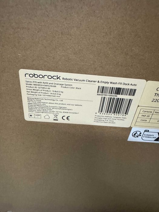Robot odkurzający Roborock Saros Z70 Black