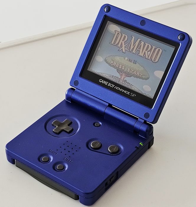 Nintendo Game Boy GAMEBOY Advance SP AGS-001 + ładowarka AGS-002 +etui