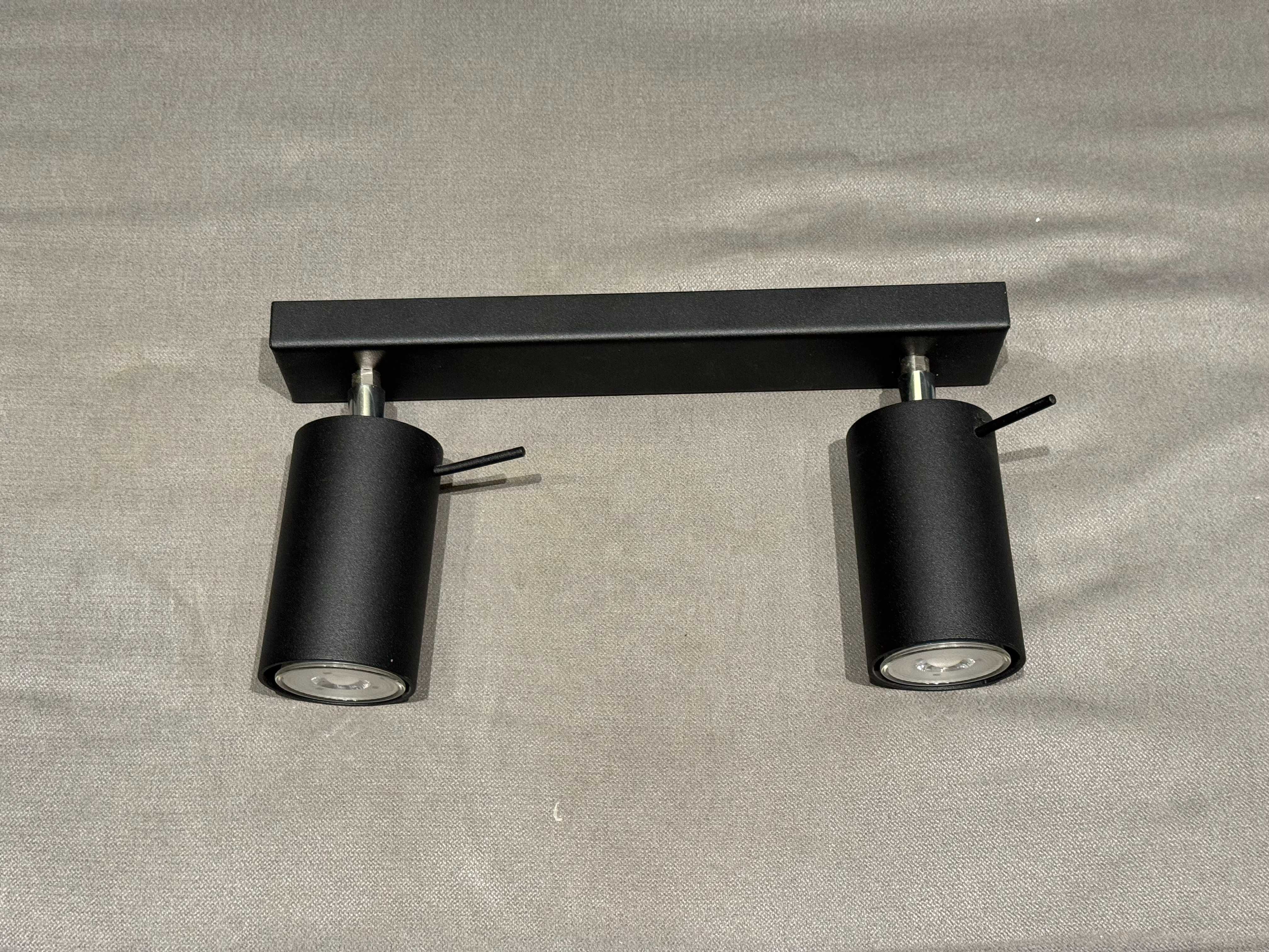 Lampa listwa halogenowa Plafon RING 2 Czarny SPOT