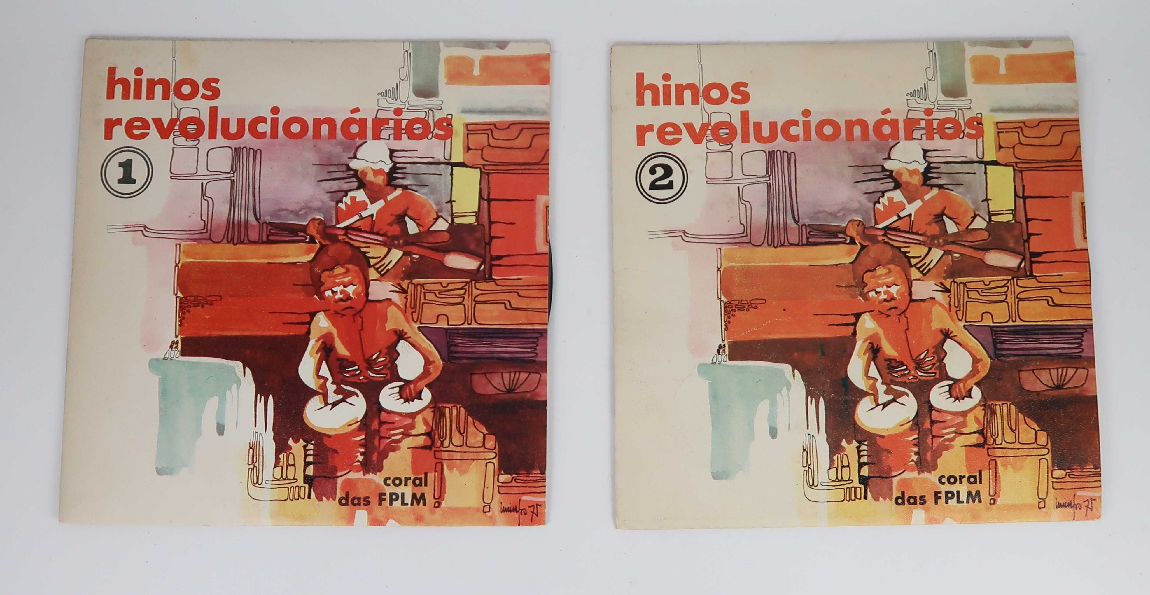 Coral Das FPLM ‎– Hinos Revolucionários (discos 1 e 2) - Singles Vinil