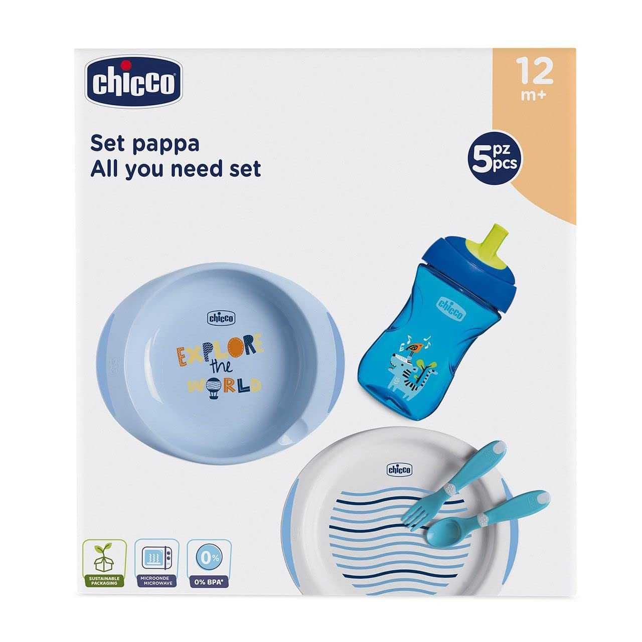 Chicco Zestaw naczyń 12 miesięcy +