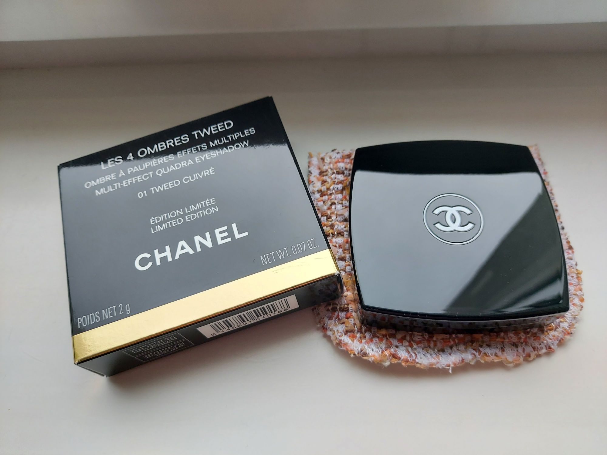 Cienie Chanel Les 4 Ombres 01 Tweed Cuivre Limited Edition paleta