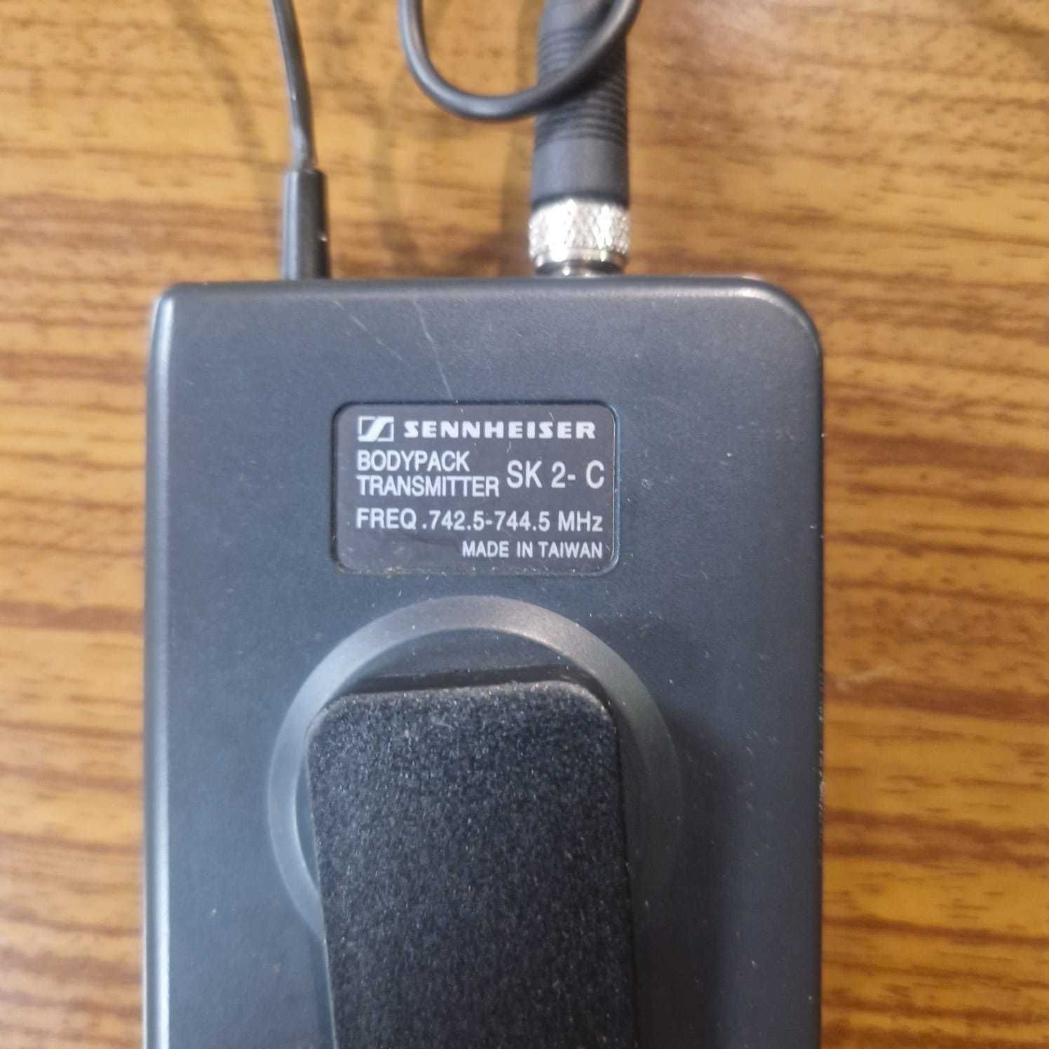 Mikrofon SENNHEISER ME3 1sz + 1szt Transmiter Freeport Sk 2-C - zestaw