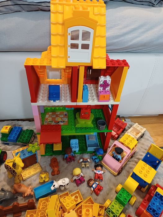 Klocki Lego Duplo, domek, duży zestaw klocków