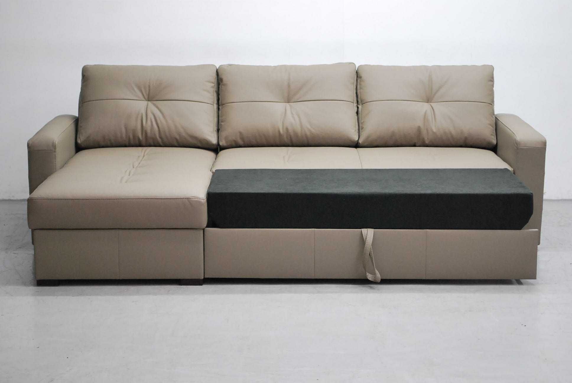 SKÓRA NATURALNA NAROŻNIK spanie pojemnik 4119 kanapa, sofa rogówka