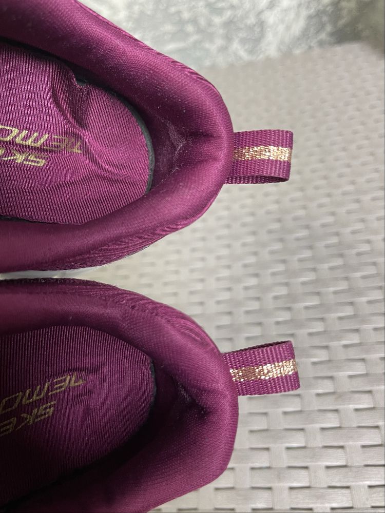 Skechers Lite-weight кроссовки 36 размер женские спортивные бордовые
