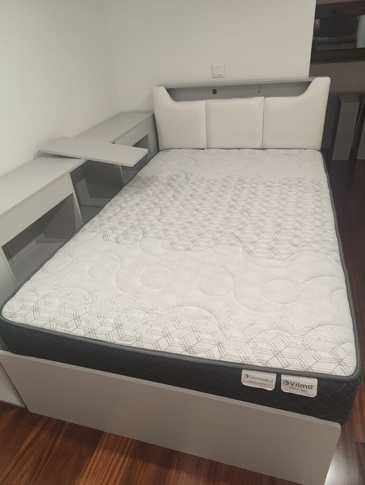 Cama + colchão 120cm