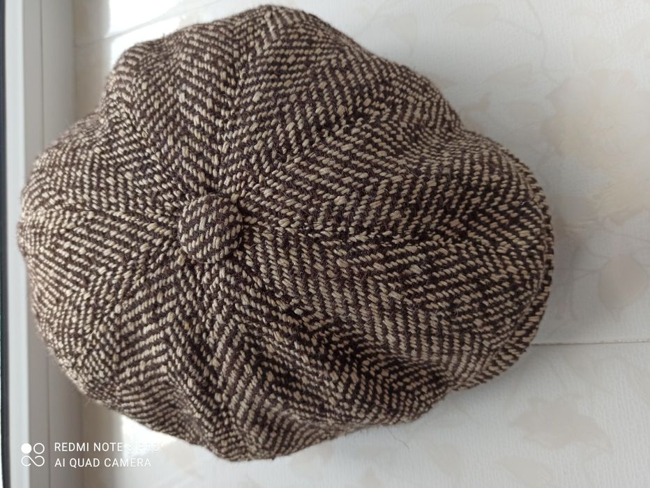 Кепка Восьмиклинка. Твід. Кепка Шелбі. Хуліганка.