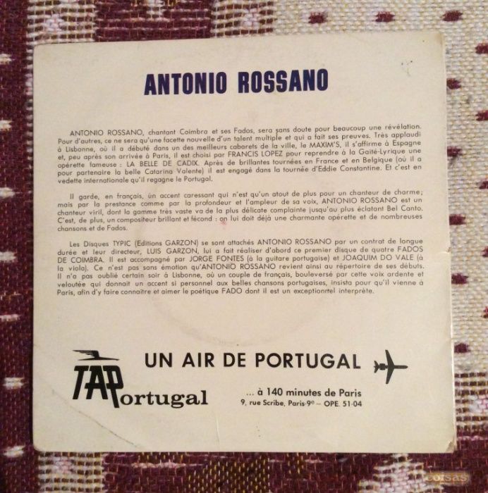António Rossano Fado Coimbra