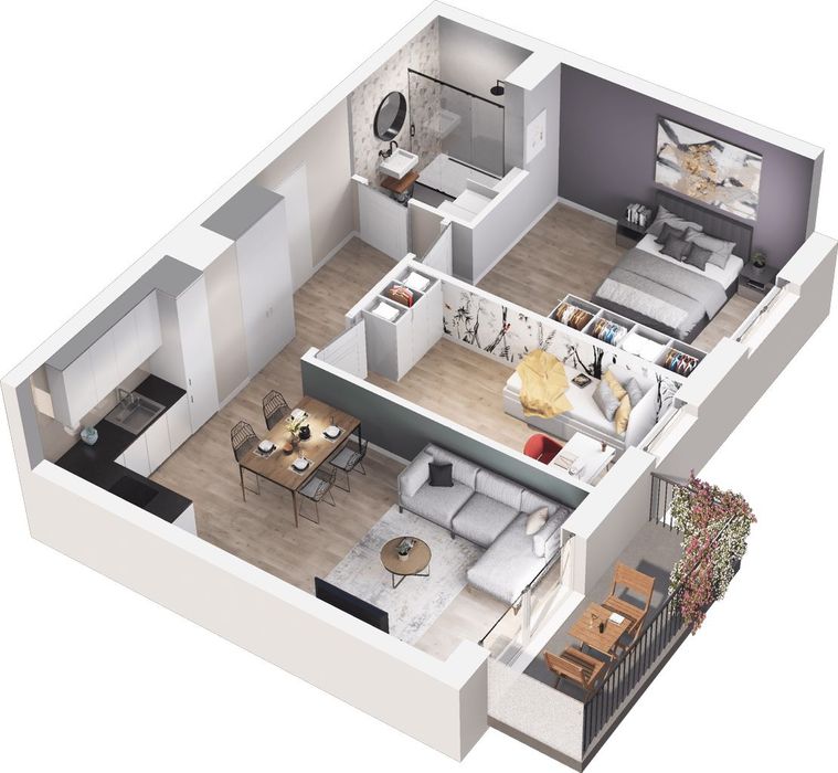 Promocja | 3 pokoje balkon | 484 015 zł! | Można oglądać | GOTOWE