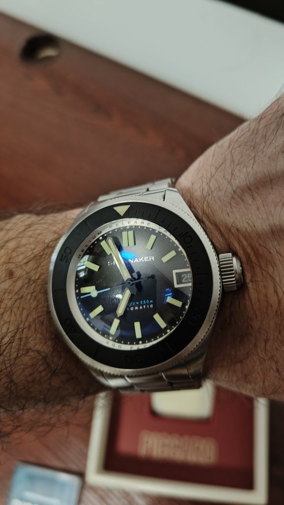 Часы Spinnaker Piccard Volcano (Black) лимитированная версия