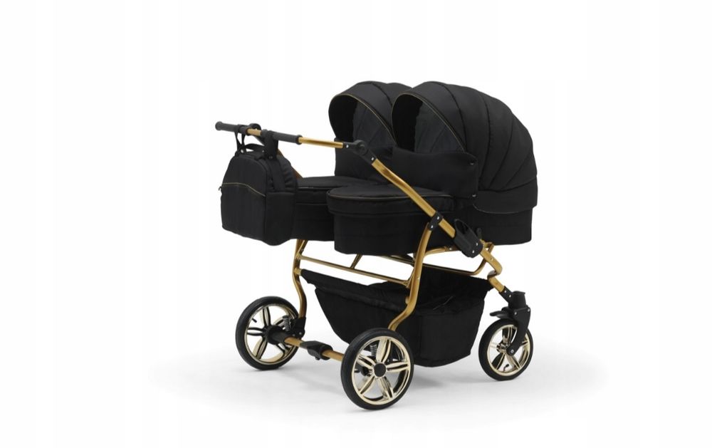 Wózek bliźniaczy 3w1